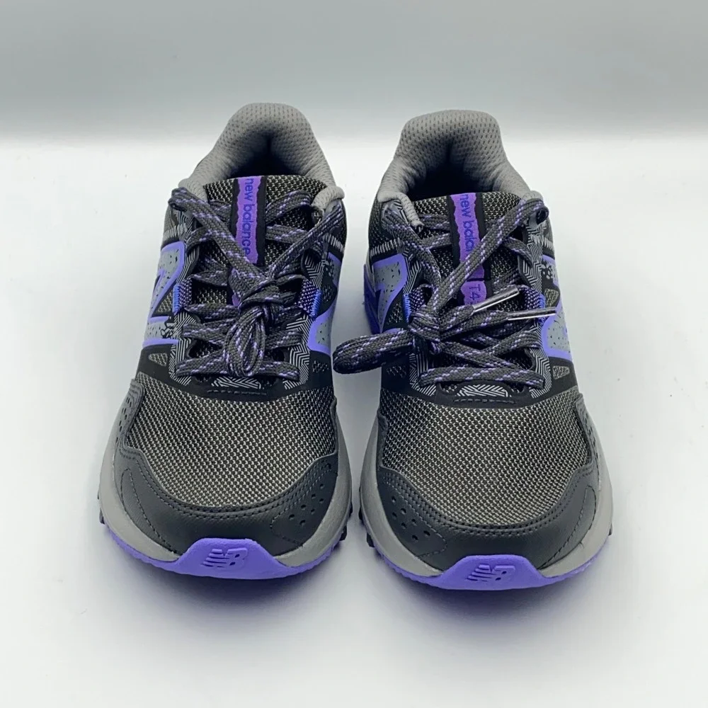 New Balance 410 V8 Trail Hiking Running Shoes Gray Purple Womens Size 6 WT410LQ8
